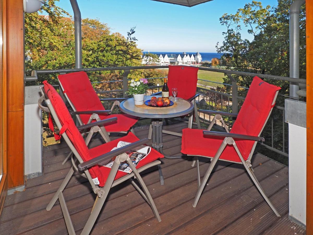 Kaiservillen Heringsdorf - Ferienwohnung Mit 1 Schlafzimmer Und Balkon D232 Eksteriør bilde